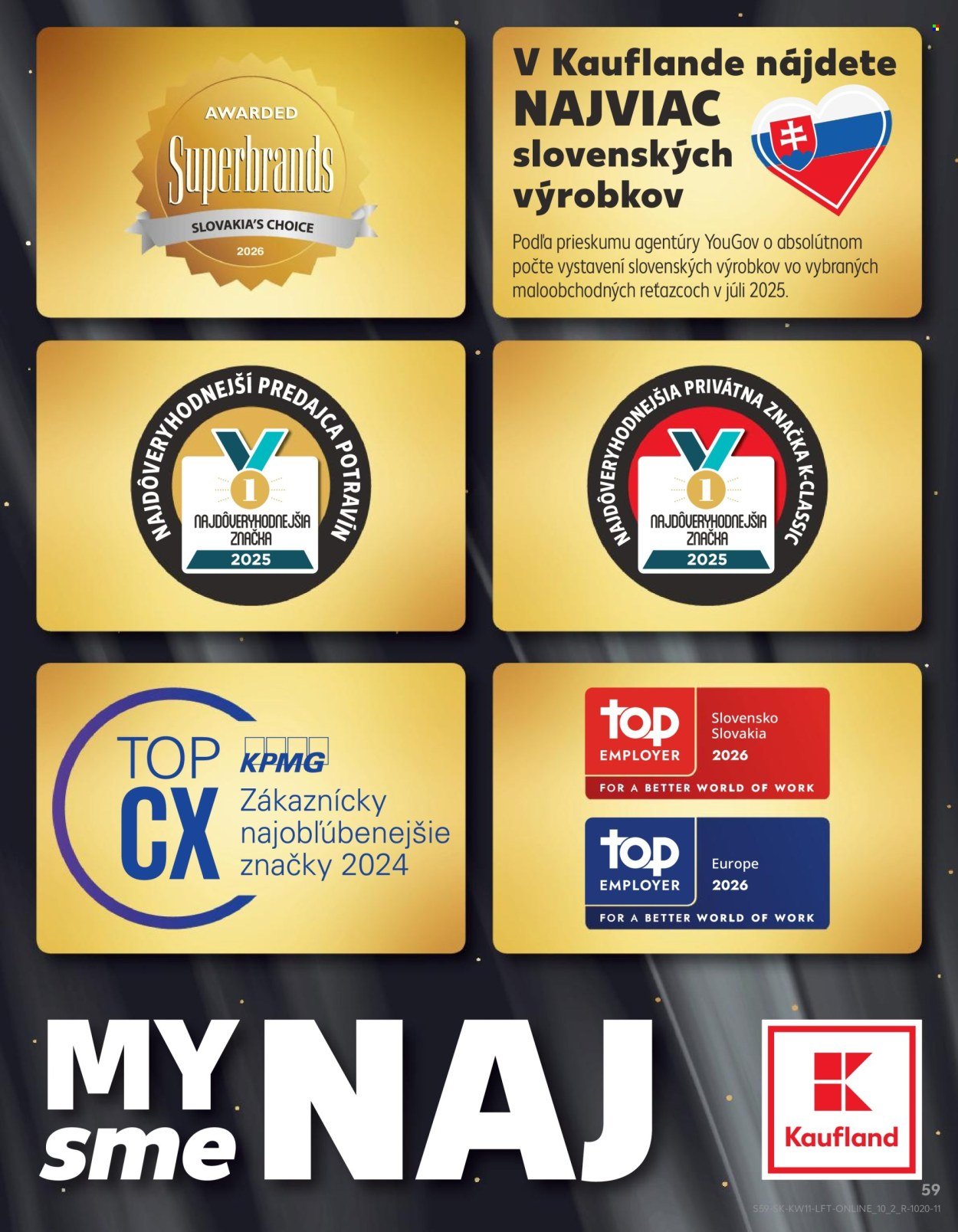 KAUFLAND leták - Od štvrtka 12.3.2026 (2026-03-12 - 2026-03-18) | 59