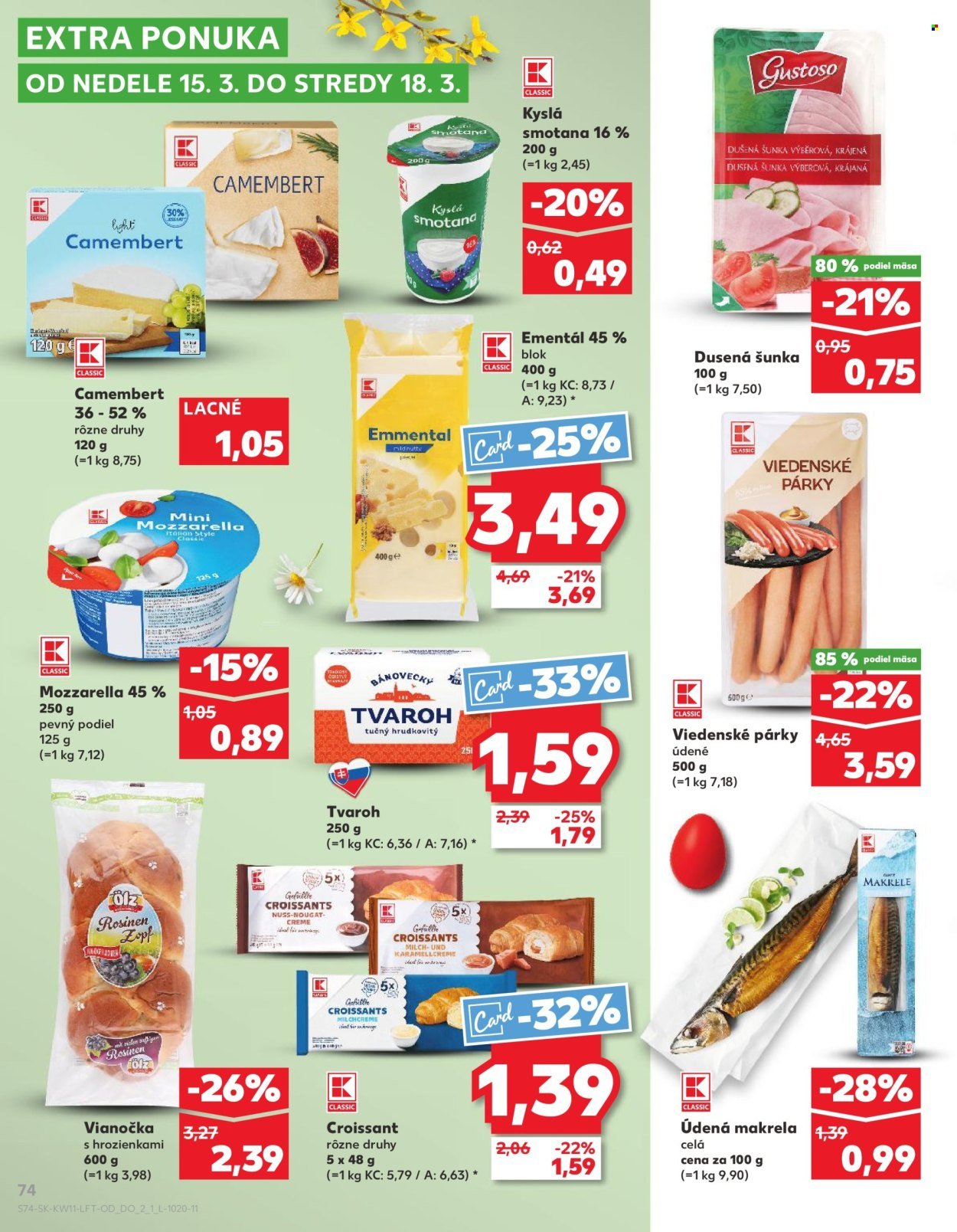 KAUFLAND leták - Od štvrtka 12.3.2026 (2026-03-12 - 2026-03-18) | 74