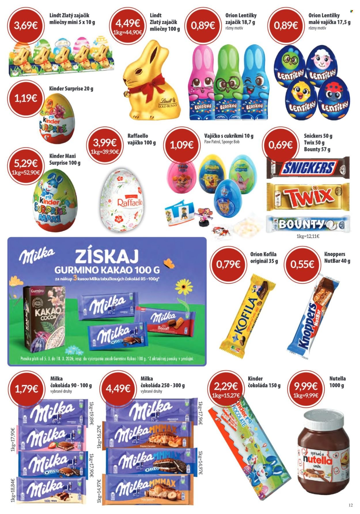 SINTRA leták - Od štvrtka 5.3.2026 (2026-03-05 - 2026-03-18) | 12