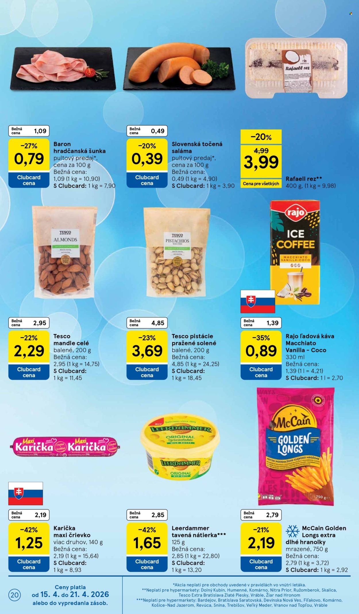 TESCO leták - Od stredy 15.4.2026 (2026-04-15 - 2026-04-21) | 20