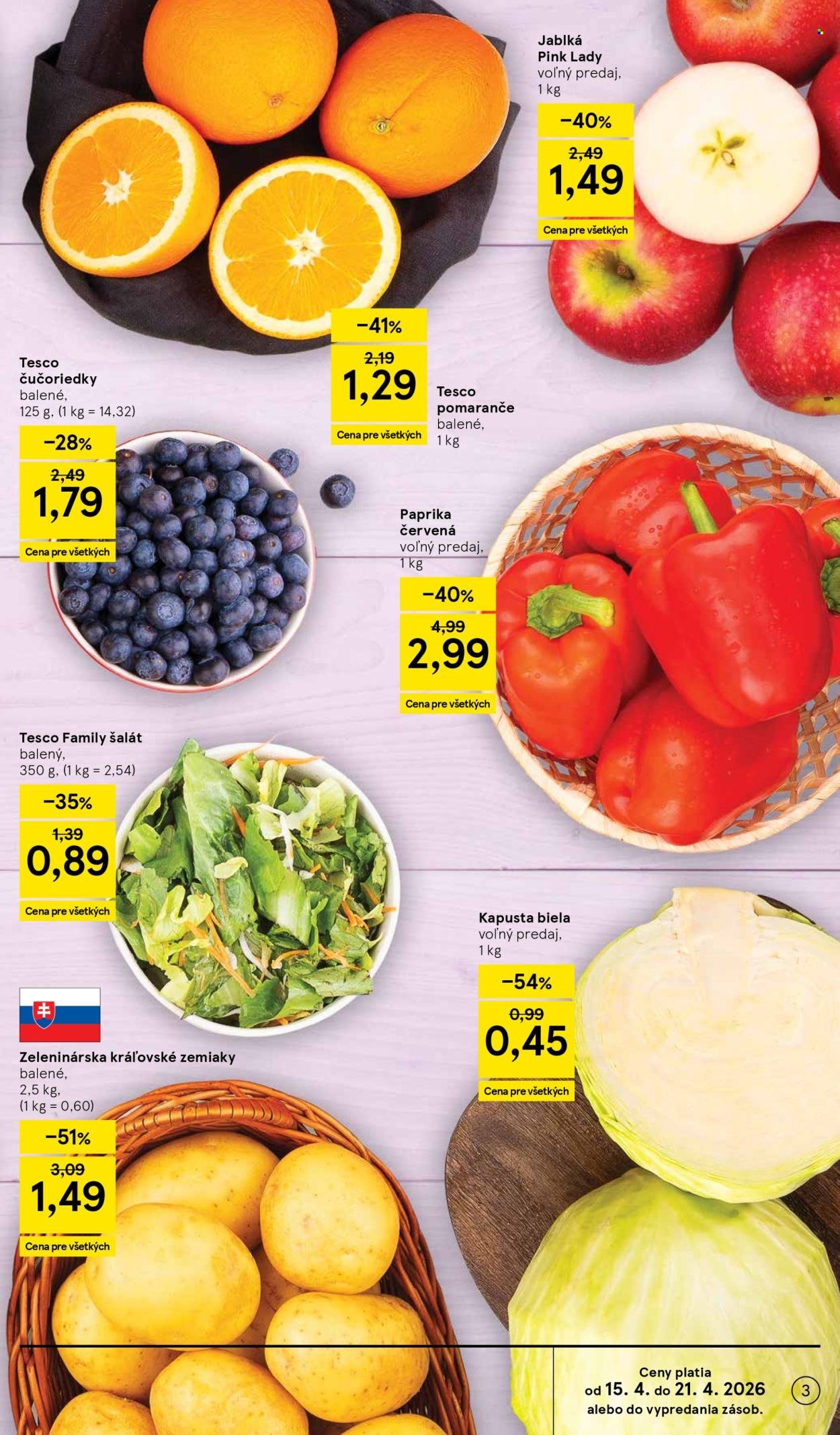 TESCO leták - Od stredy 15.4.2026 (2026-04-15 - 2026-04-21) | 3