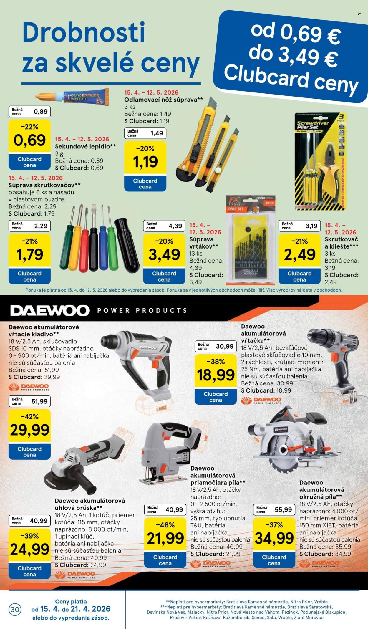 TESCO leták - Od stredy 15.4.2026 (2026-04-15 - 2026-04-21) | 30