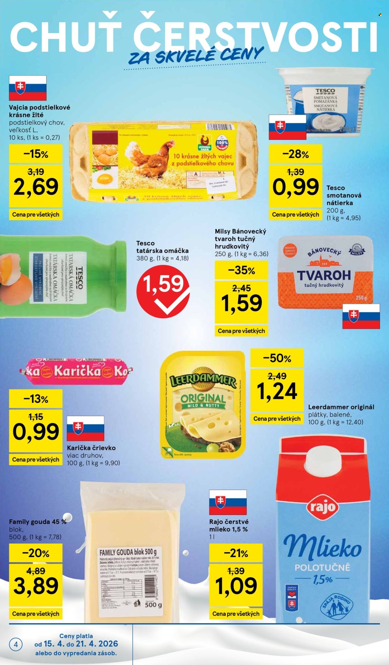 TESCO leták - Od stredy 15.4.2026 (2026-04-15 - 2026-04-21) | 4
