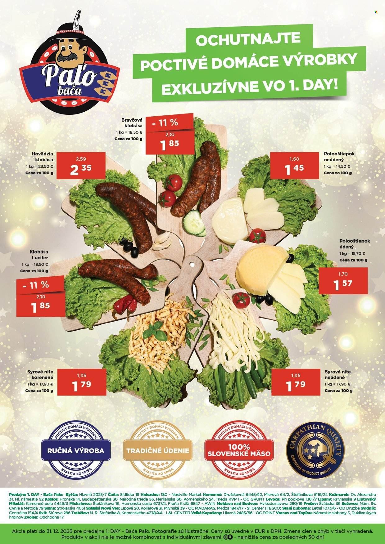 1DAY leták - Od štvrtka 18.12.2025 (2025-12-18 - 2025-12-31) | 6