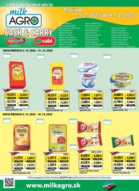 MILK AGRO leták - Cash & Carry (2025-12-03 - 2025-12-09)