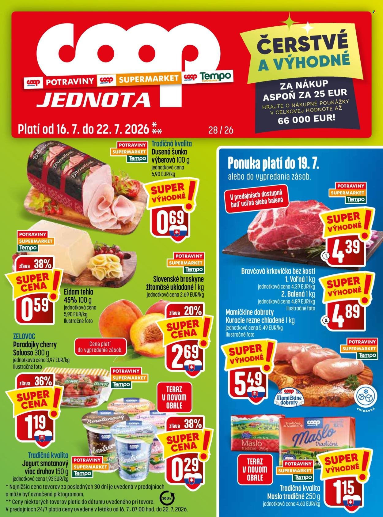 COOP JEDNOTA leták - Od štvrtka 16.7.2026