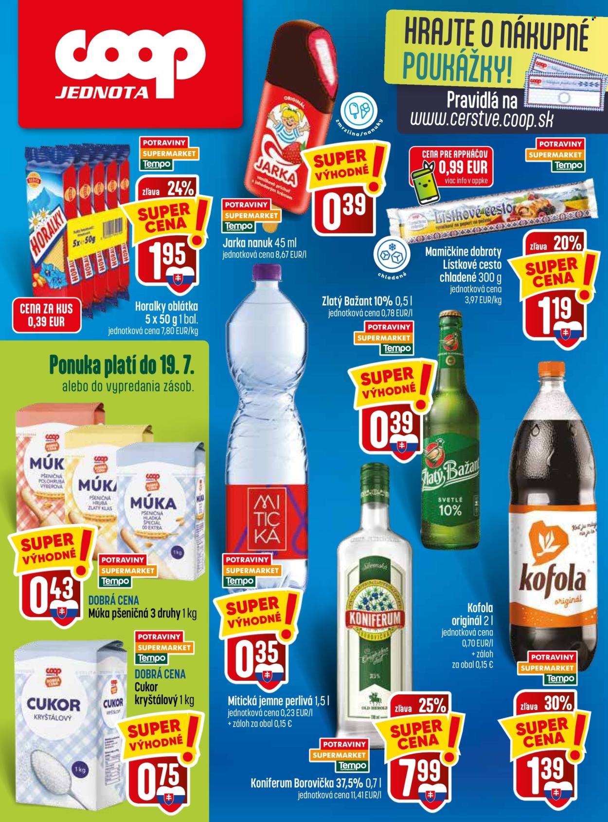 COOP JEDNOTA leták - Od štvrtka 16.7.2026