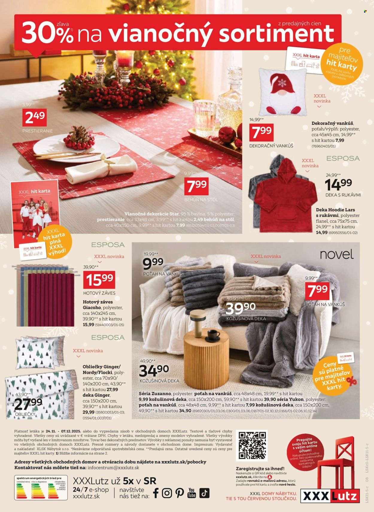 XXXLUTZ leták - Zľava 30% na takmer všetko (2025-11-24 - 2025-12-07) | 20