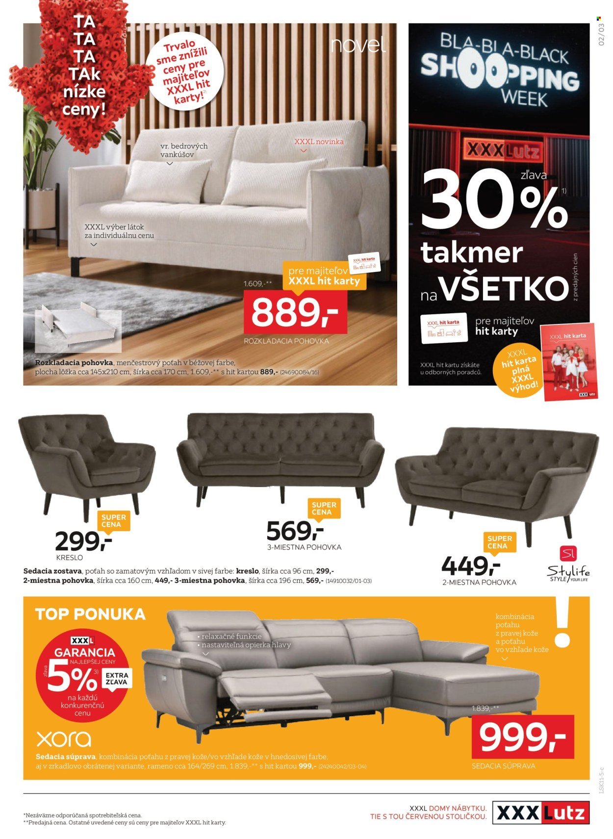 XXXLUTZ leták - Zľava 30% na takmer všetko (2025-11-24 - 2025-12-07) | 3
