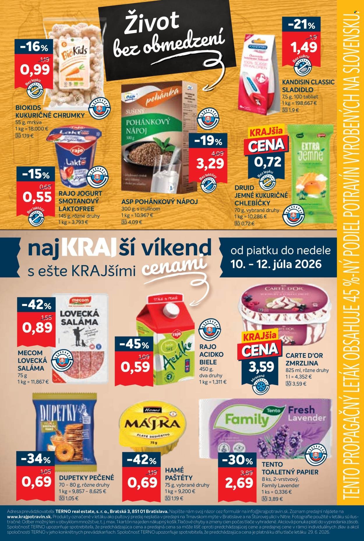 KRAJ leták - Od štvrtka 9.7.2026