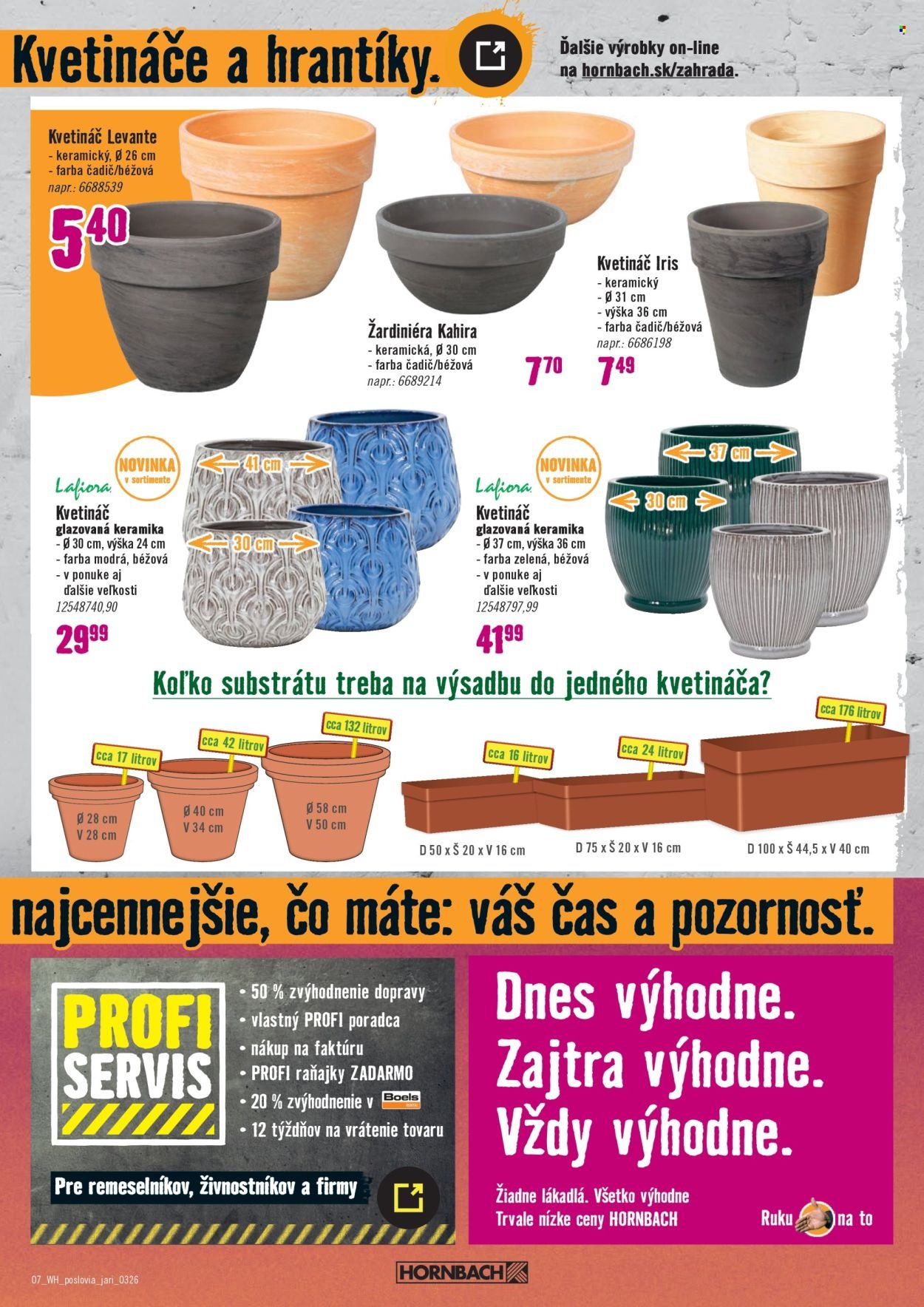 HORNBACH leták - Váš ďalší projekt - Poslové jari (2026-03-04 - 2026-03-18) | 7