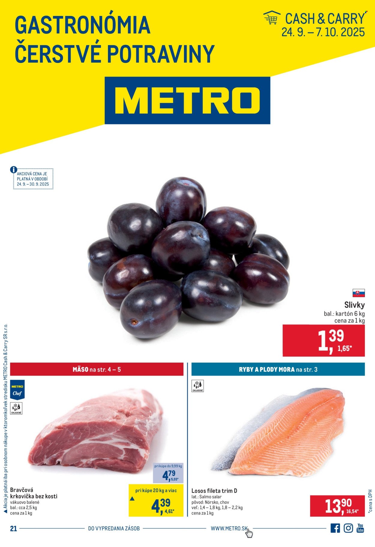 METRO leták - Gastronómia (2025-09-24 - 2025-10-07) | 1