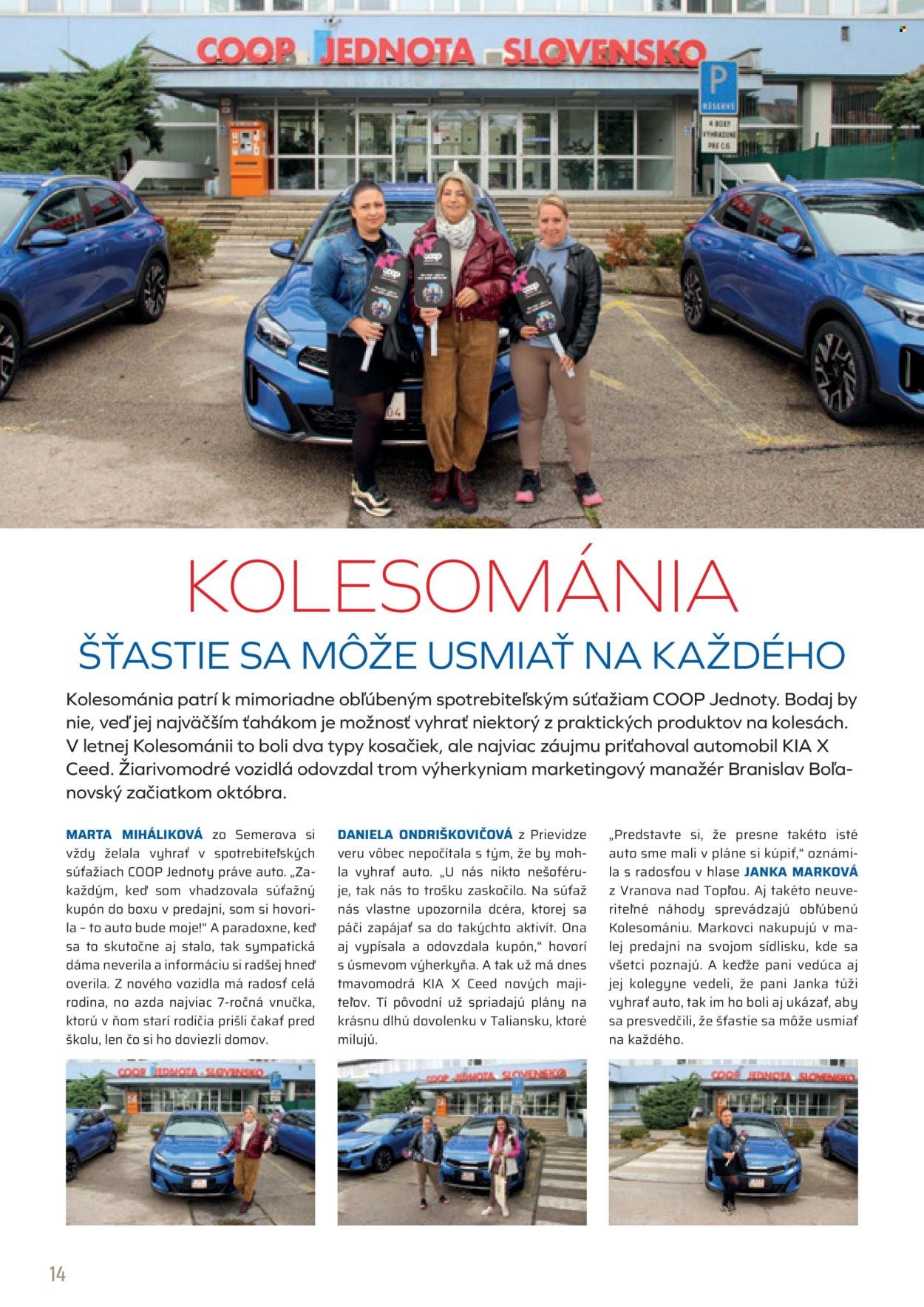 COOP JEDNOTA leták - Časopis Jednota 11/2025 (2025-11-01 - 2025-11-30) | 14