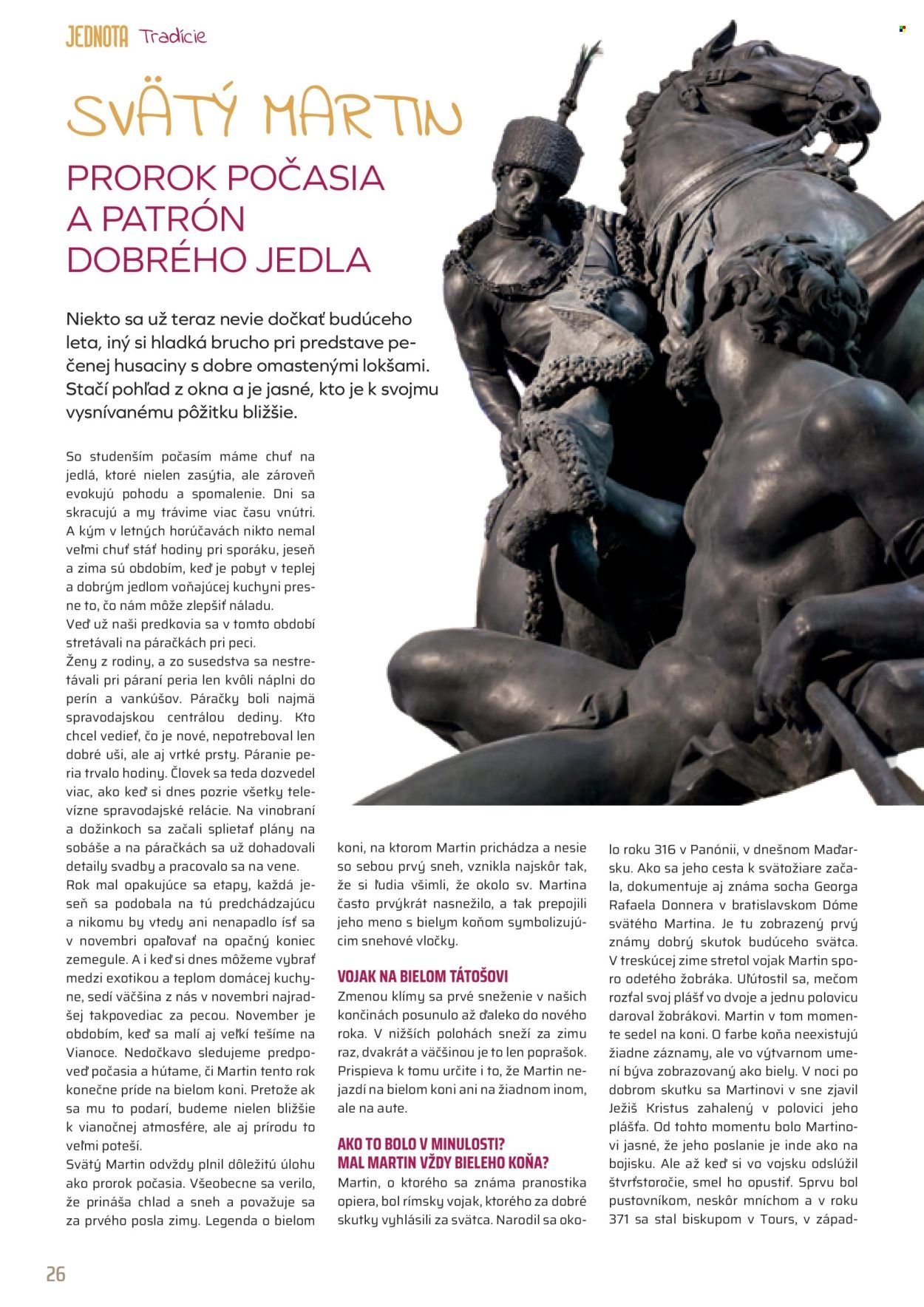 COOP JEDNOTA leták - Časopis Jednota 11/2025 (2025-11-01 - 2025-11-30) | 26