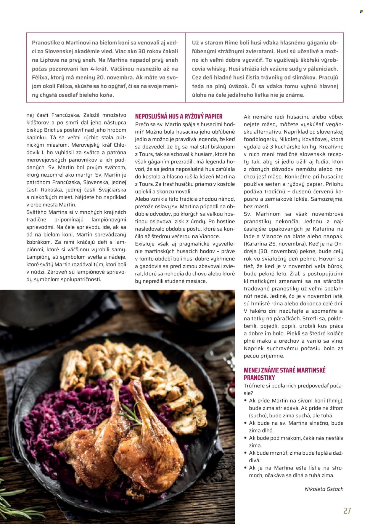 COOP JEDNOTA leták - Časopis Jednota 11/2025 (2025-11-01 - 2025-11-30) | 27