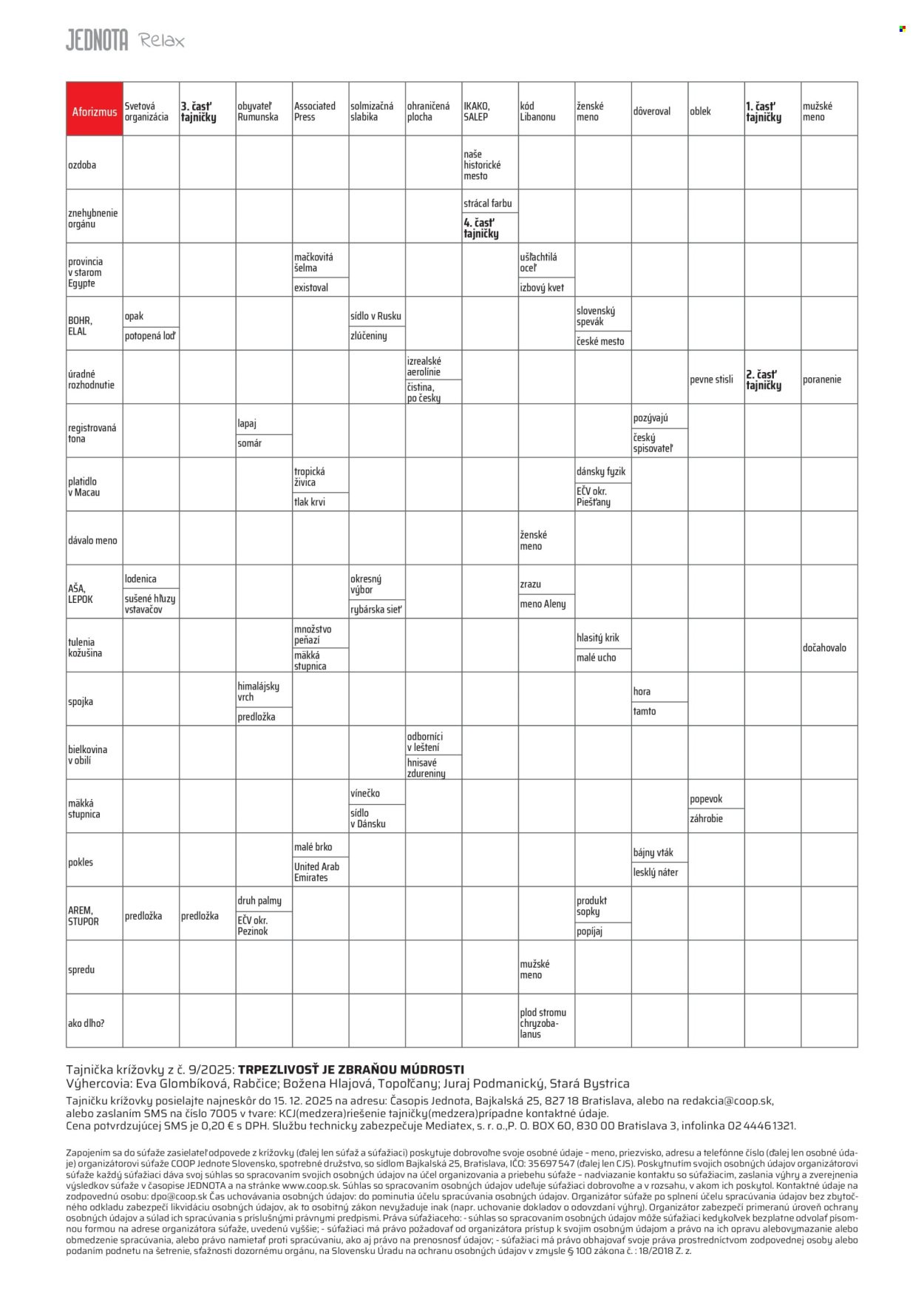 COOP JEDNOTA leták - Časopis Jednota 11/2025 (2025-11-01 - 2025-11-30) | 30