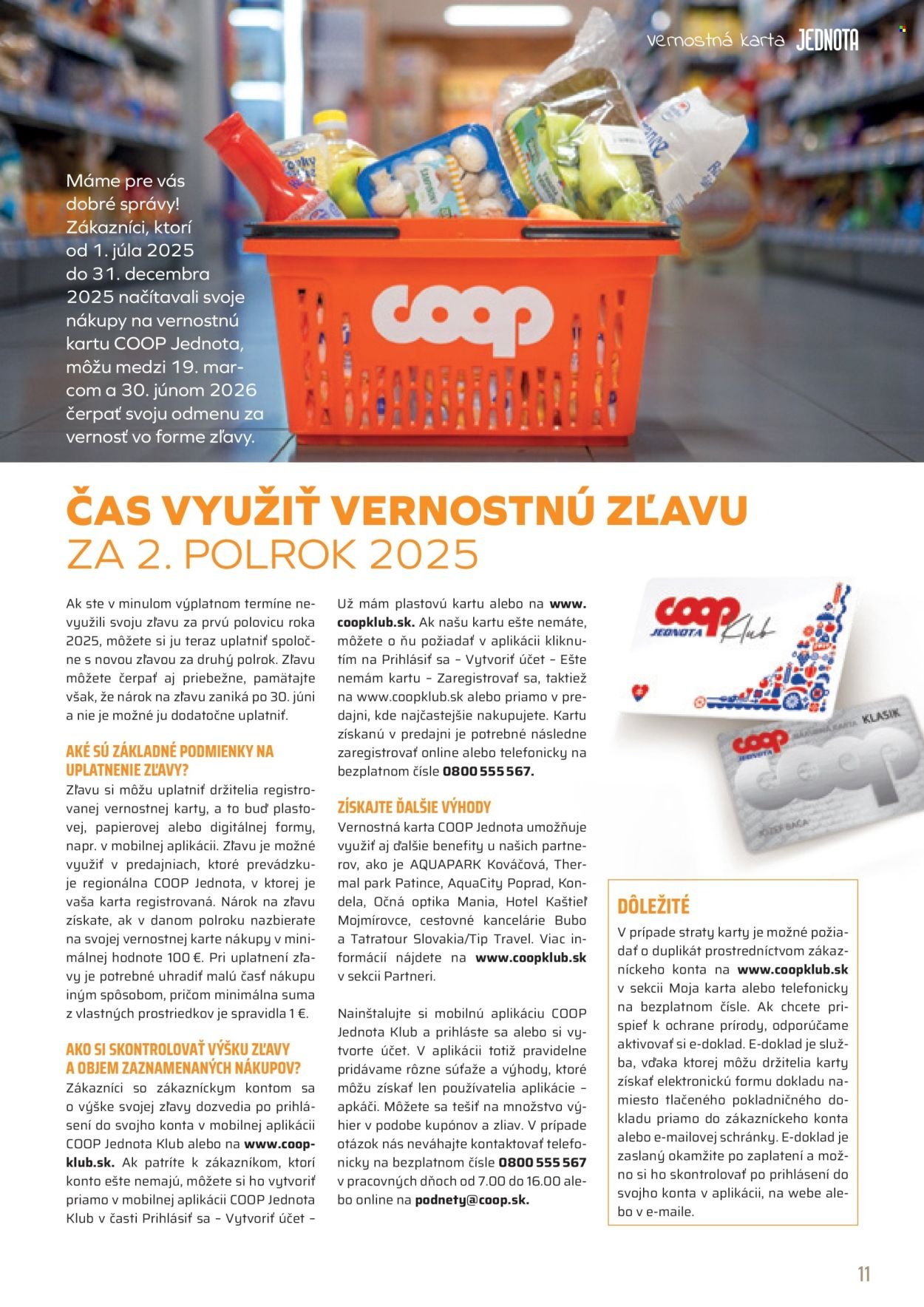 COOP JEDNOTA leták - Od stredy 1.4.2026 (2026-04-01 - 2026-04-30) | 11