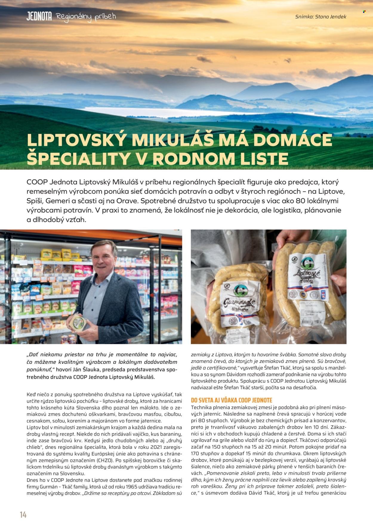 COOP JEDNOTA leták - Od stredy 1.4.2026 (2026-04-01 - 2026-04-30) | 14