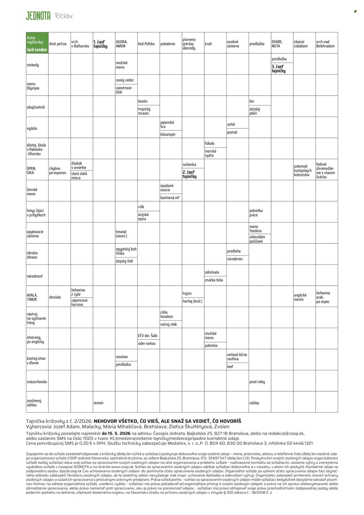 COOP JEDNOTA leták - Od stredy 1.4.2026 (2026-04-01 - 2026-04-30) | 30