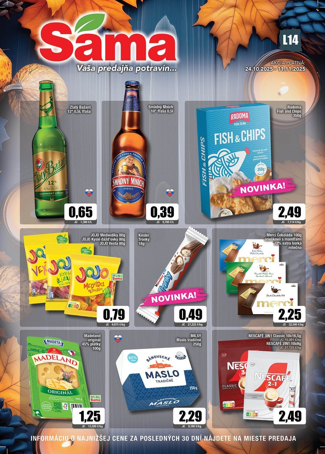 SAMA leták - Od piatka 24.10.2025 (2025-10-24 - 2025-11-11) | 1