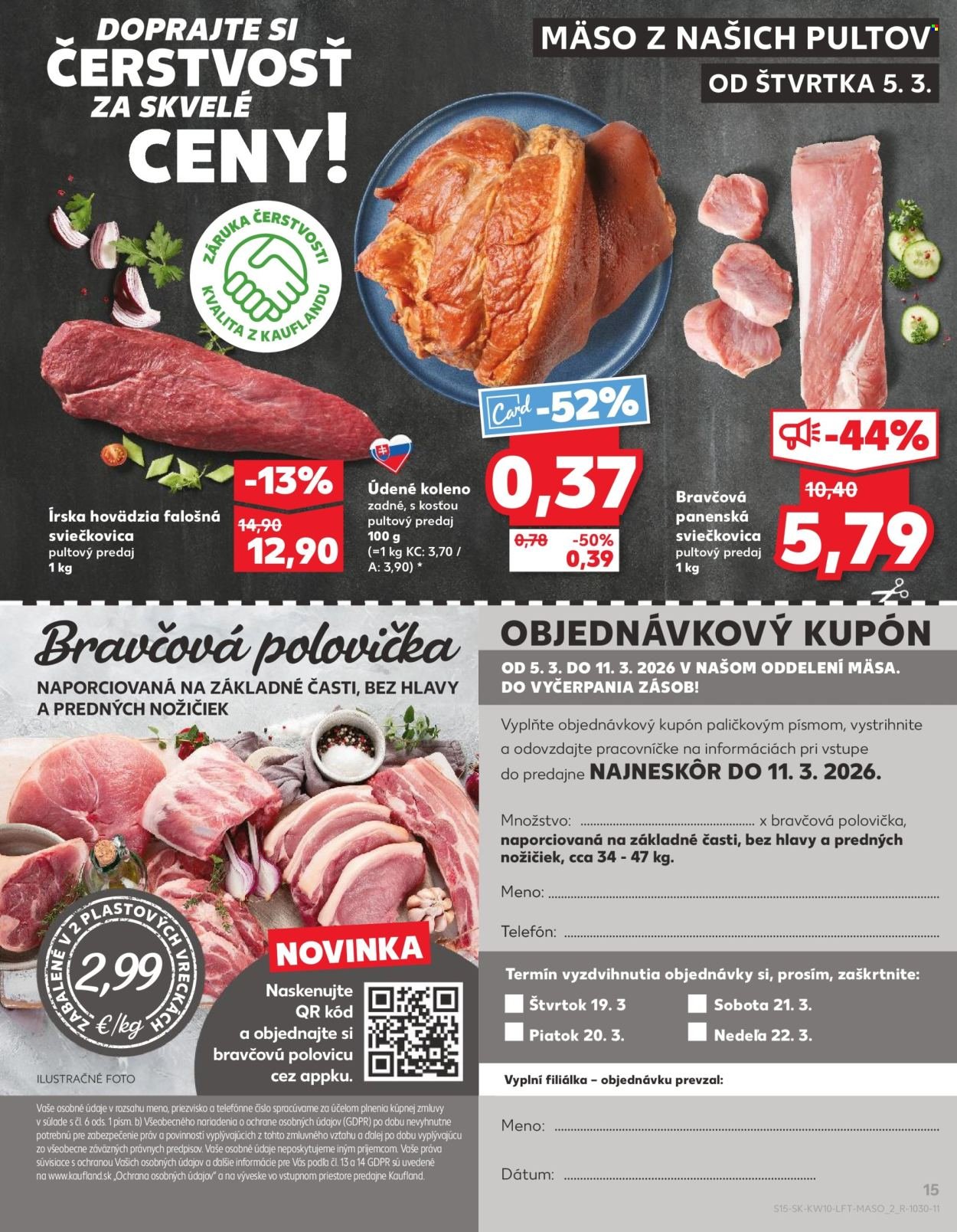 KAUFLAND leták - Od štvrtka 5.3.2026 (2026-03-05 - 2026-03-11) | 15