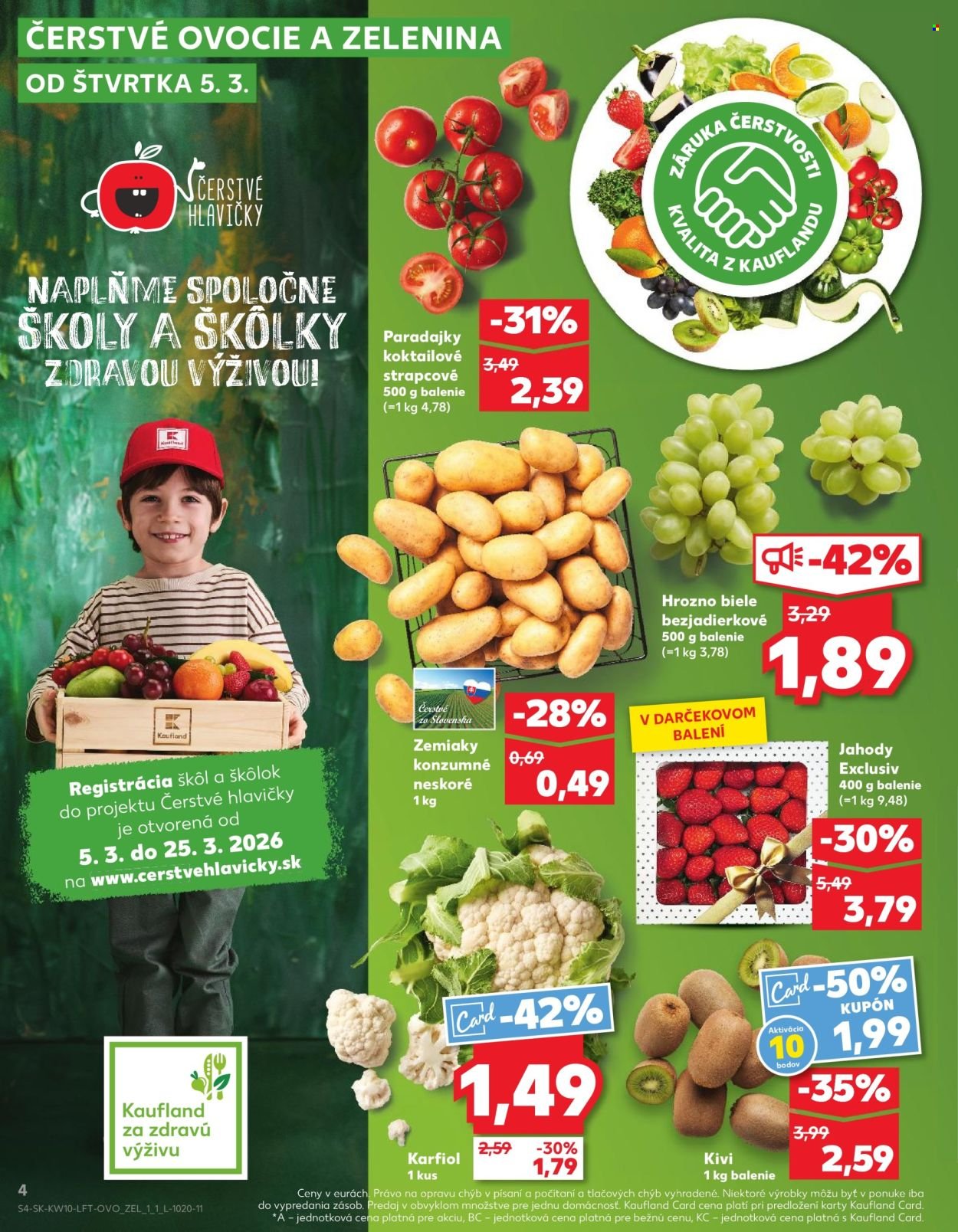 KAUFLAND leták - Od štvrtka 5.3.2026 (2026-03-05 - 2026-03-11) | 4