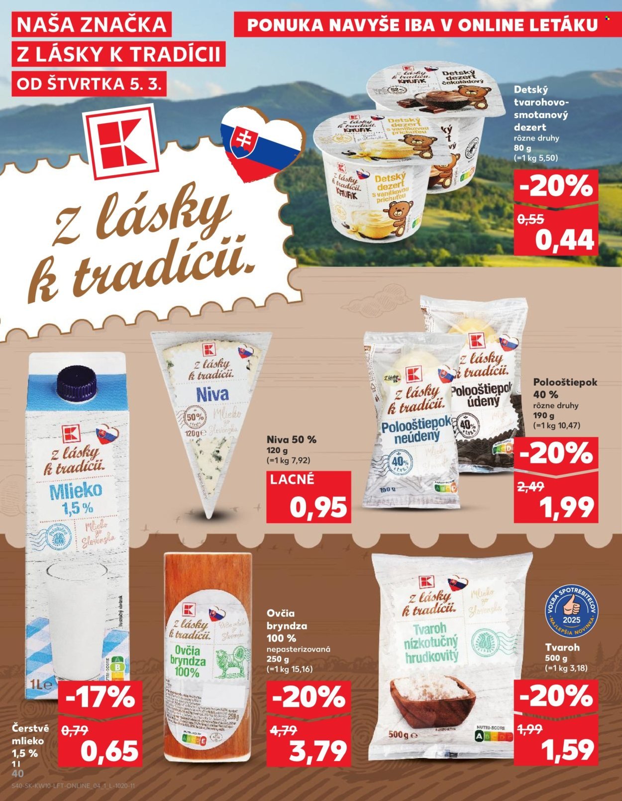 KAUFLAND leták - Od štvrtka 5.3.2026 (2026-03-05 - 2026-03-11) | 40