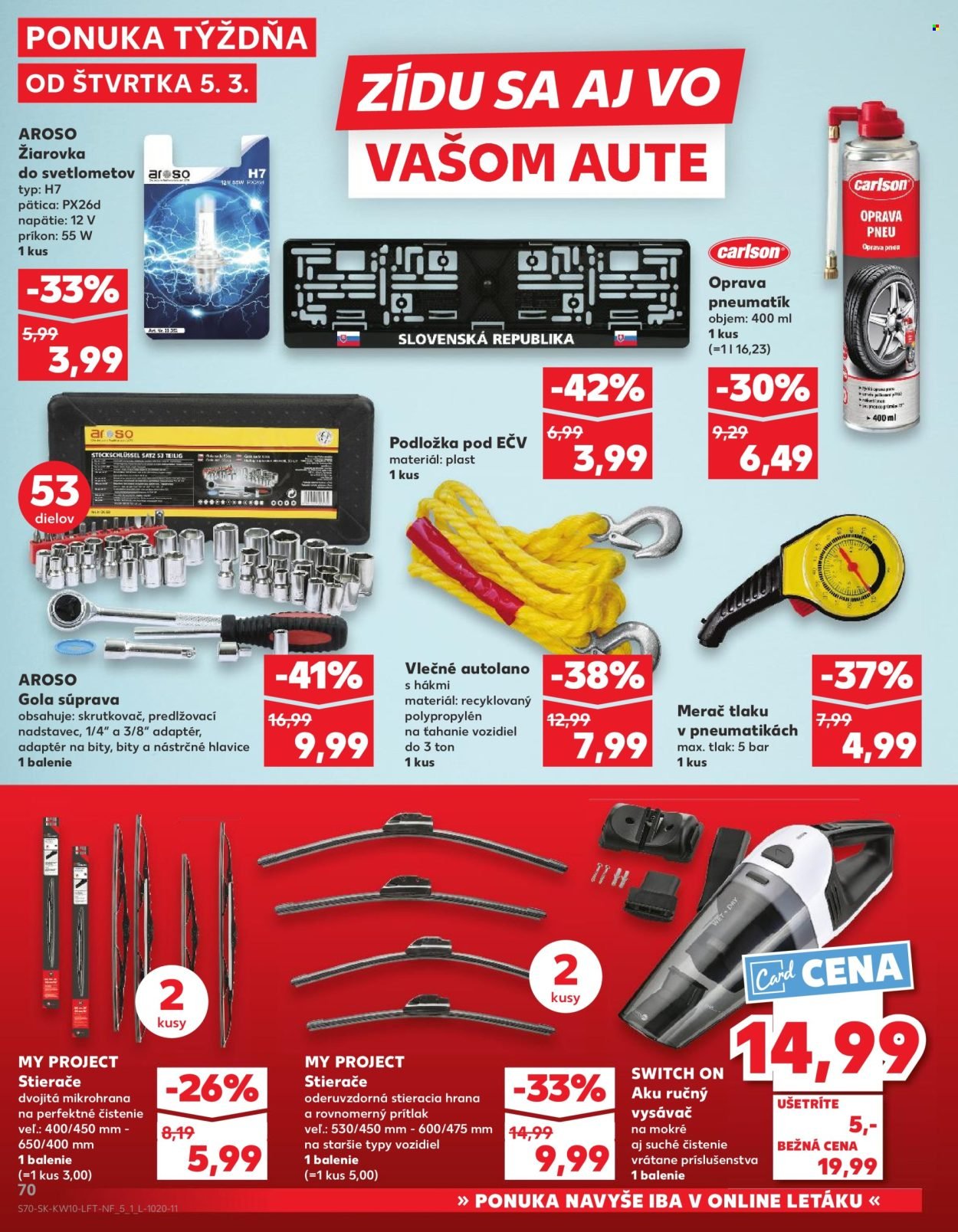 KAUFLAND leták - Od štvrtka 5.3.2026 (2026-03-05 - 2026-03-11) | 70