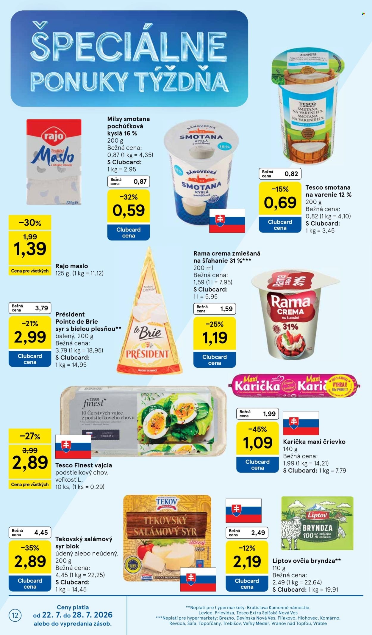 TESCO leták - Od stredy 22.7.2026