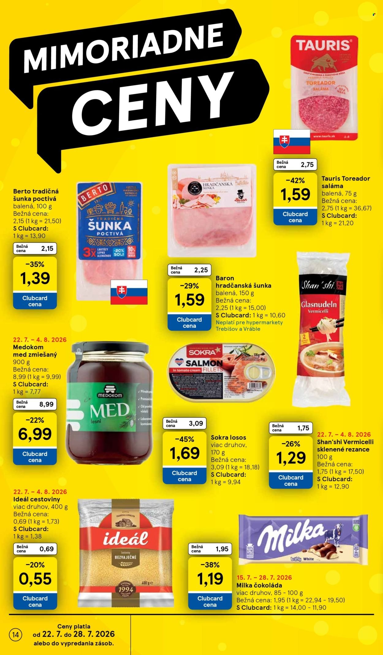 TESCO leták - Od stredy 22.7.2026