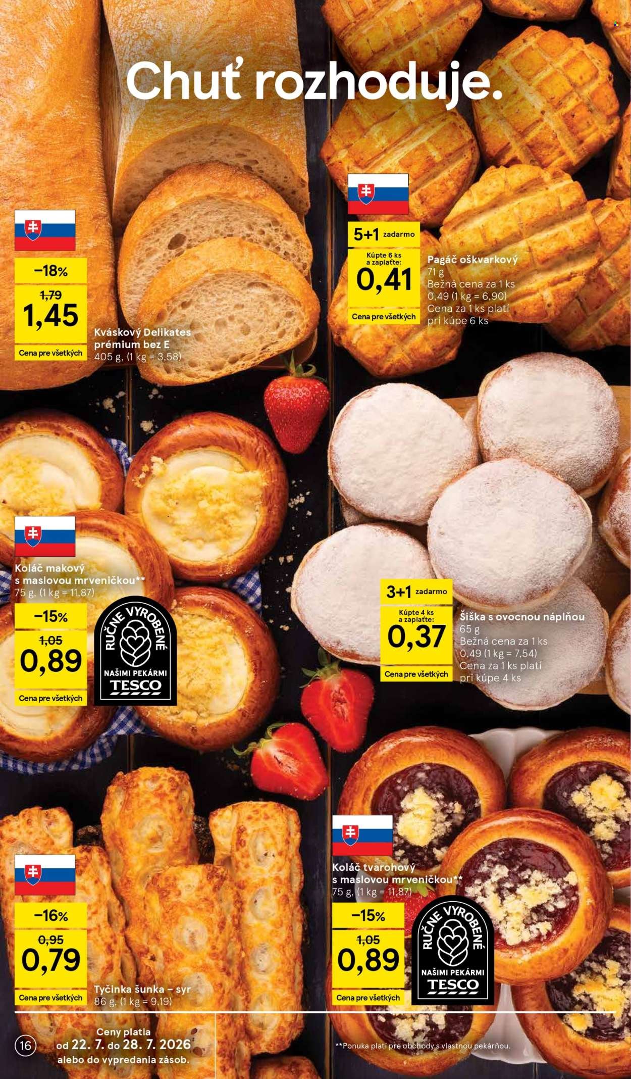 TESCO leták - Od stredy 22.7.2026