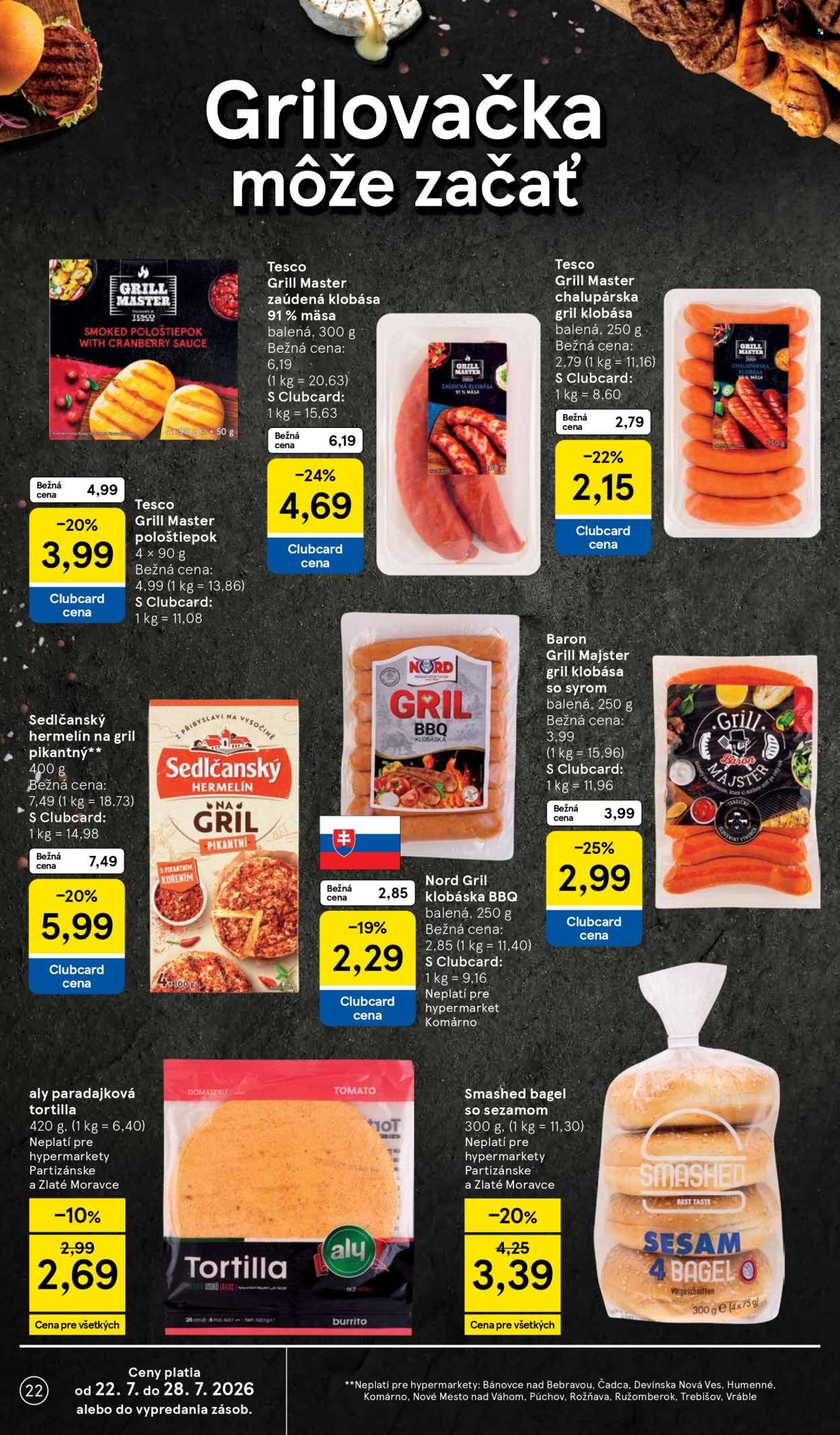 TESCO leták - Od stredy 22.7.2026