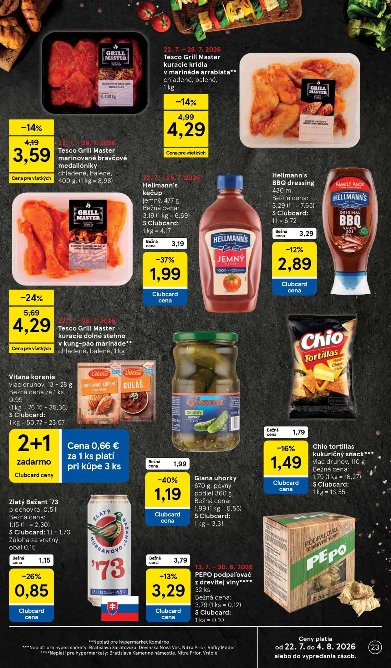 TESCO leták - Od stredy 22.7.2026