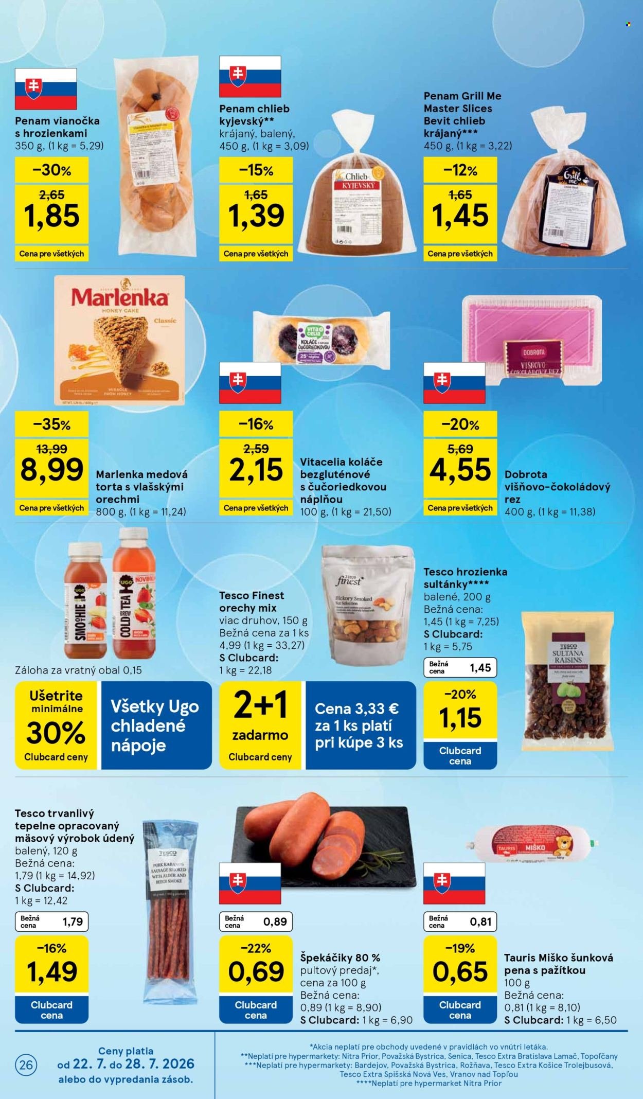 TESCO leták - Od stredy 22.7.2026