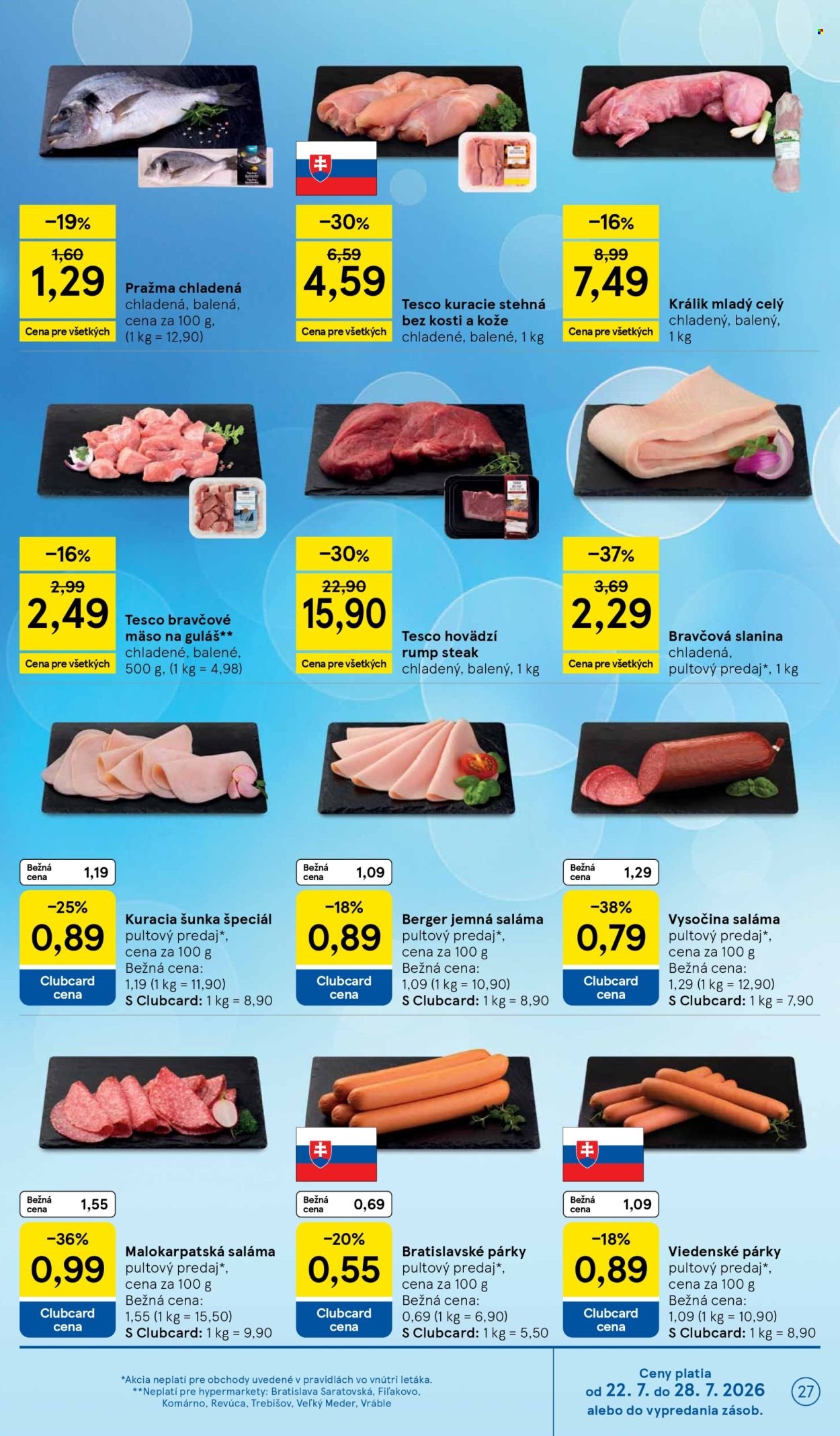 TESCO leták - Od stredy 22.7.2026