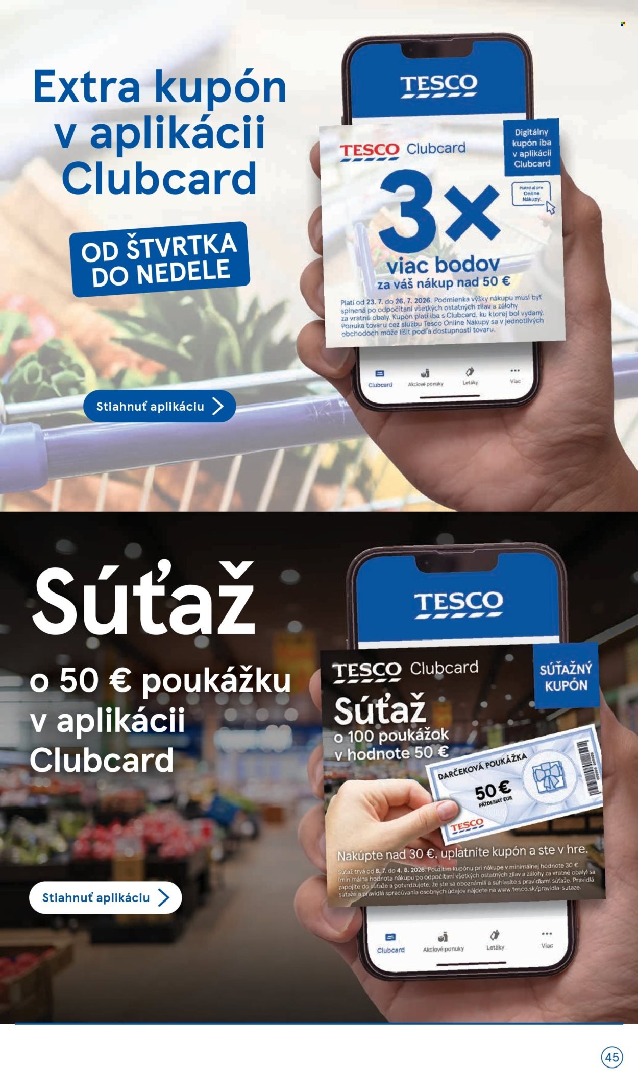 TESCO leták - Od stredy 22.7.2026