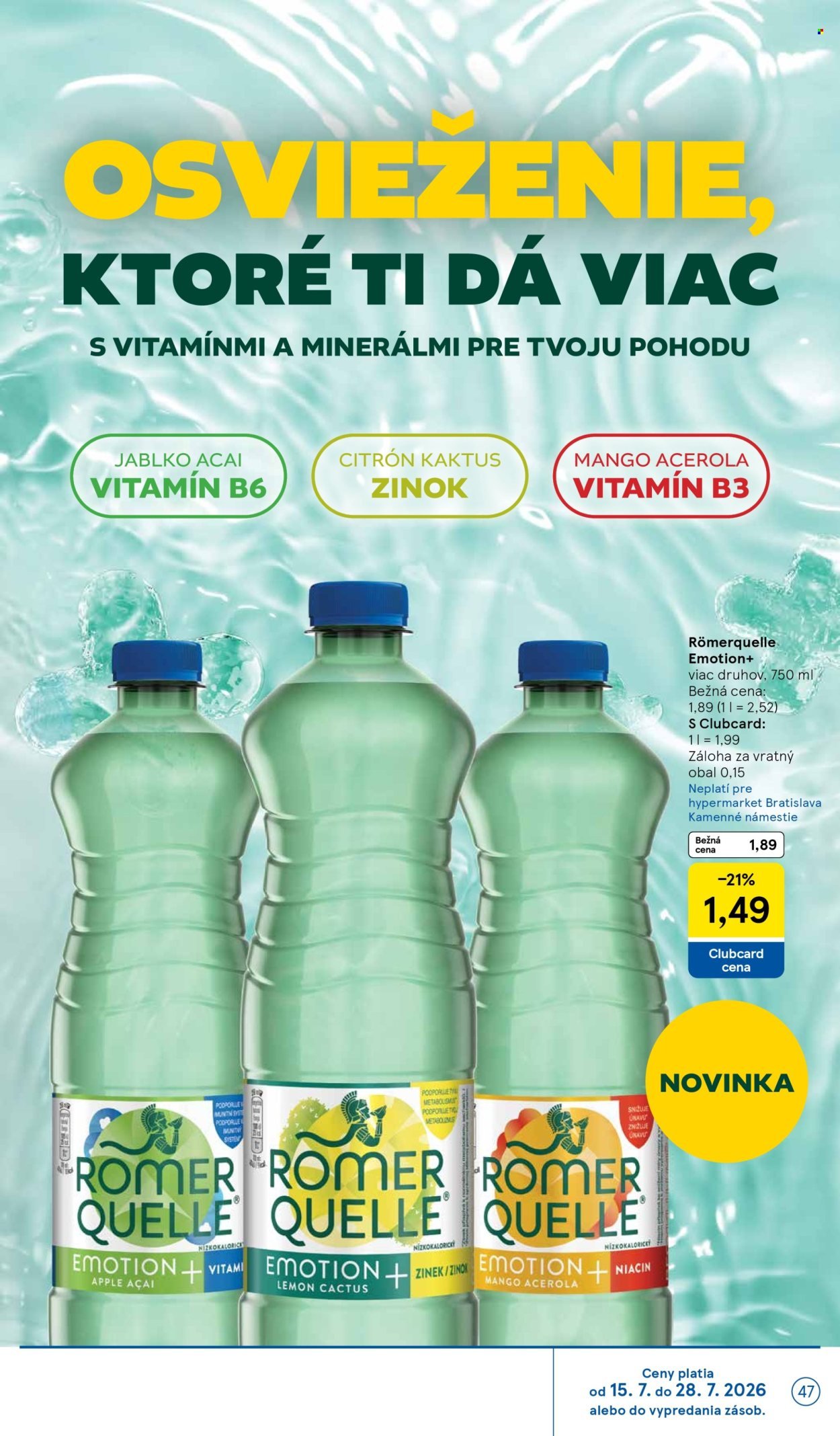 TESCO leták - Od stredy 22.7.2026