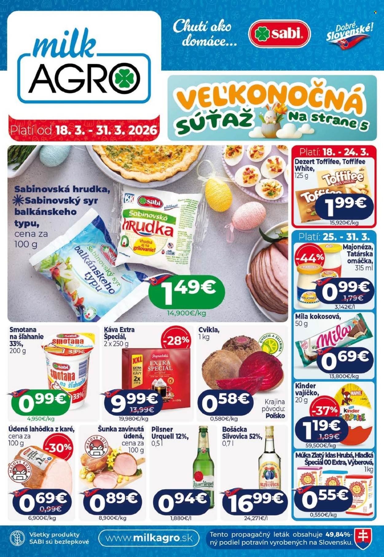 MILK AGRO leták - Od stredy 18.3.2026 (2026-03-18 - 2026-03-31) | 1
