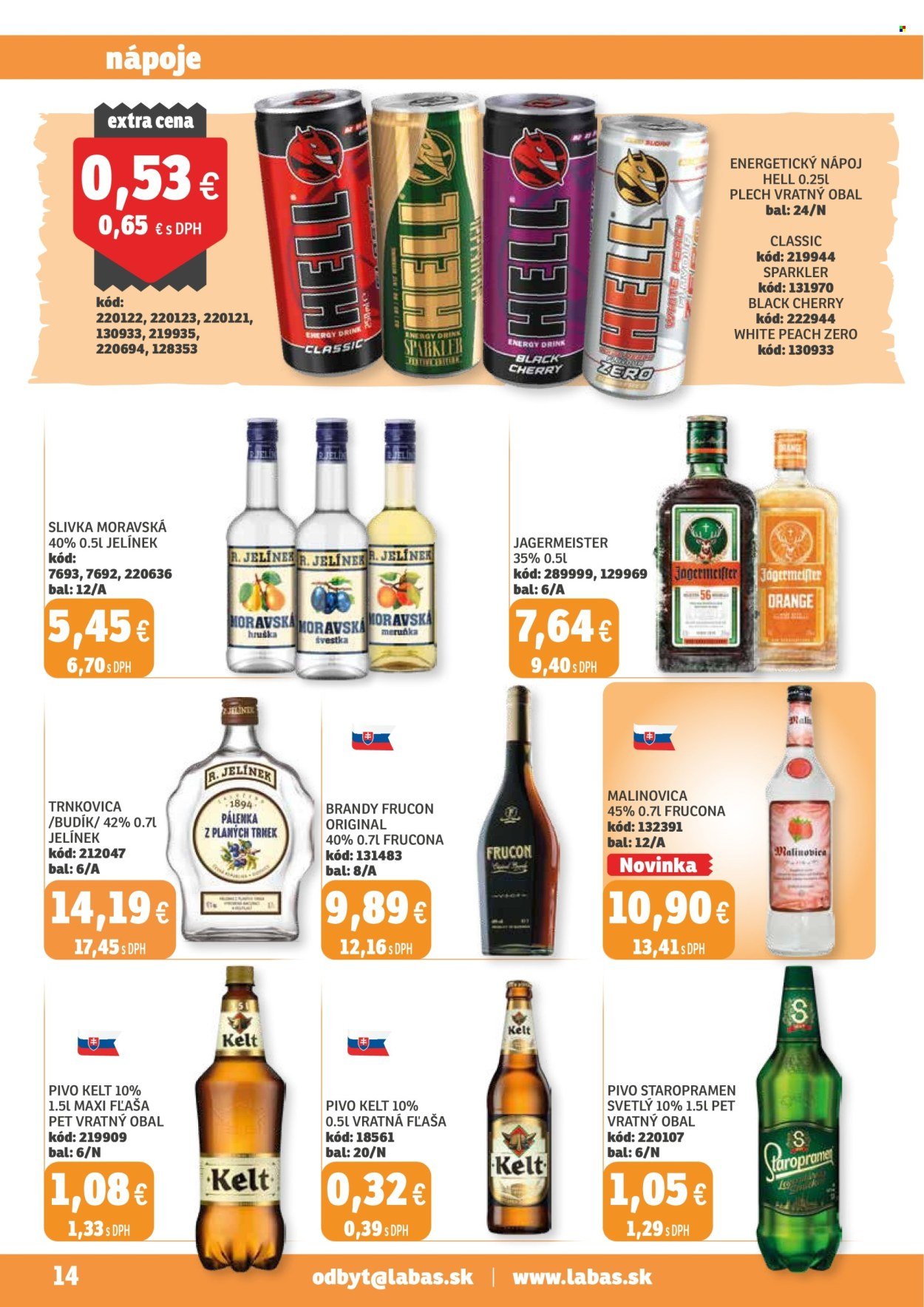 LABAŠ leták - Od štvrtka 1.1.2026 (2026-01-01 - 2026-01-15) | 14