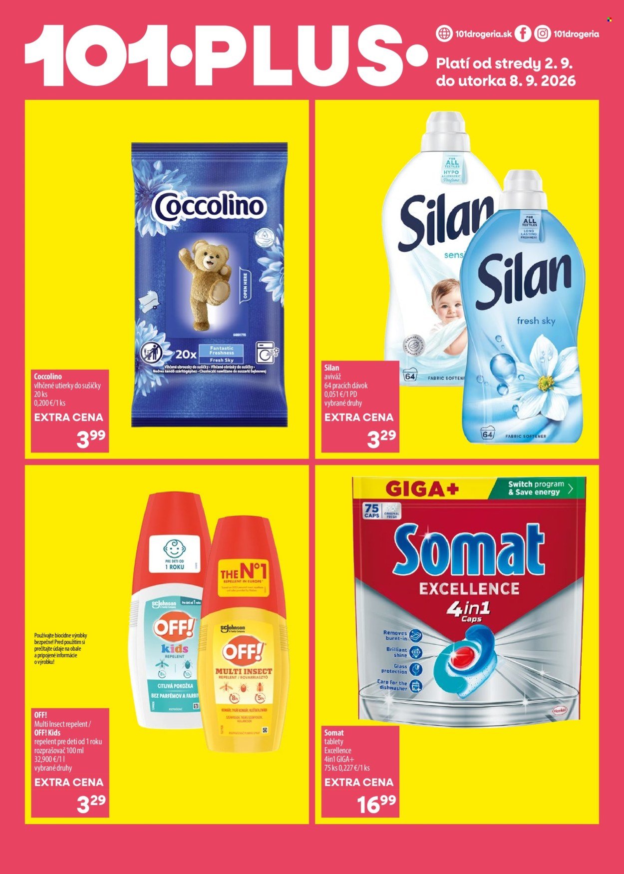 101 DROGERIE leták - Od stredy 2.9.2026