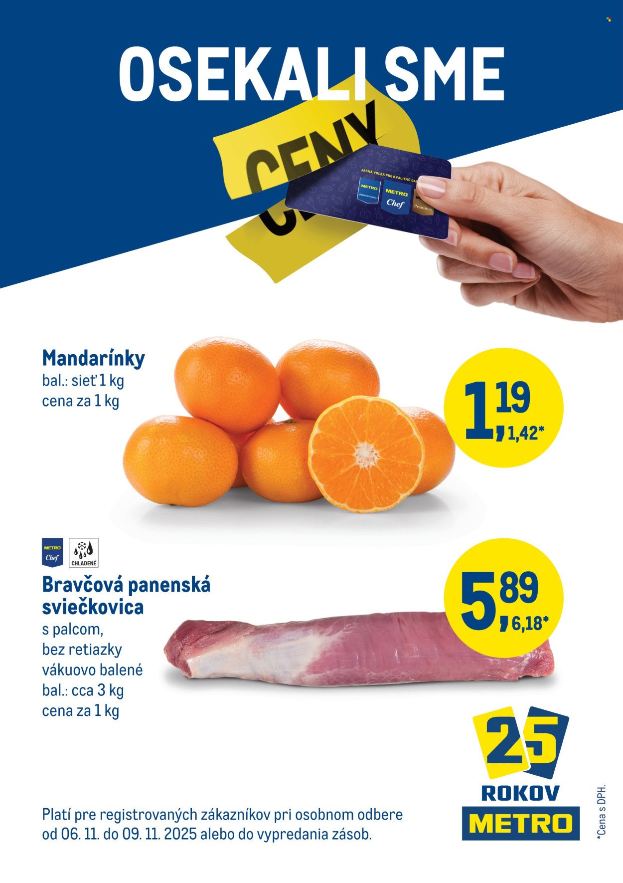 METRO leták - Víkendová ponuka (2025-11-06 - 2025-11-09) | 1