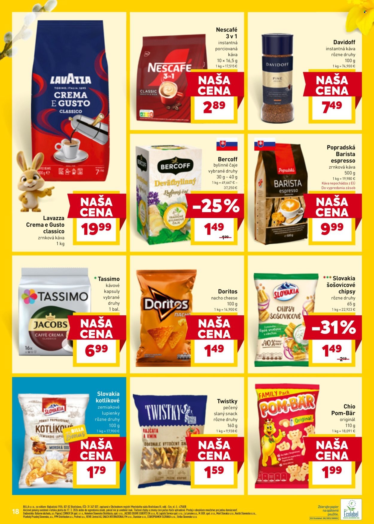 BILLA leták - Od stredy 11.3.2026 (2026-03-11 - 2026-03-17) | 20