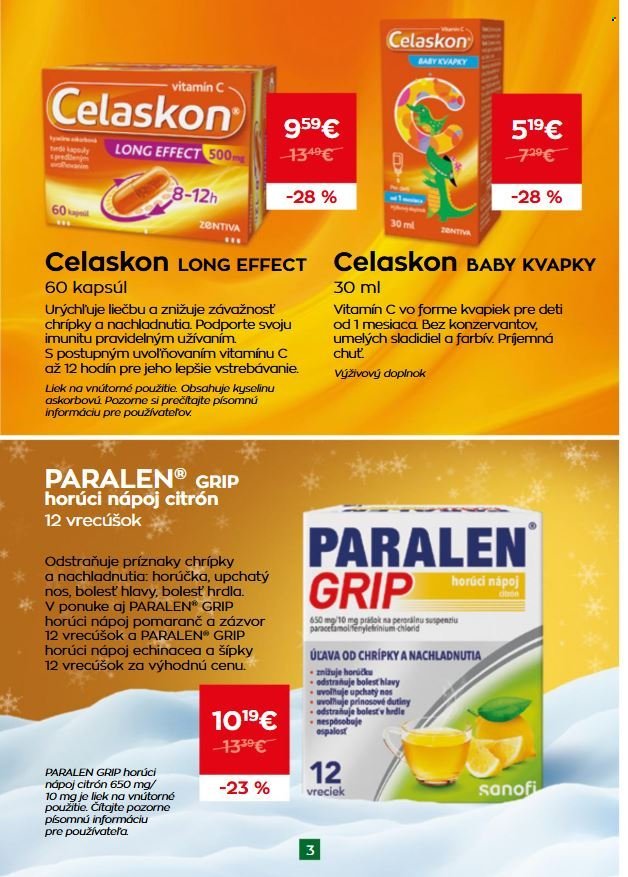 SCHNEIDER LEKÁREŇ leták - Od štvrtka 1.1.2026 (2026-01-01 - 2026-01-31) | 3