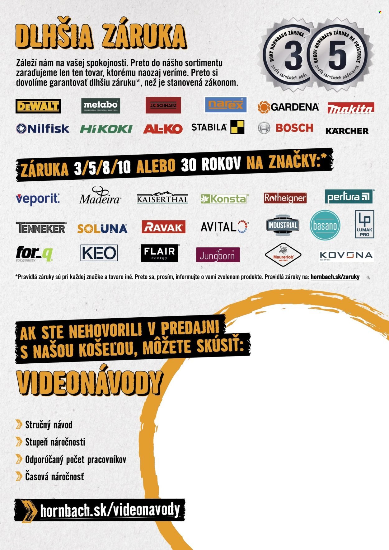 HORNBACH leták - Projektové výhody (2025-03-31) | 13