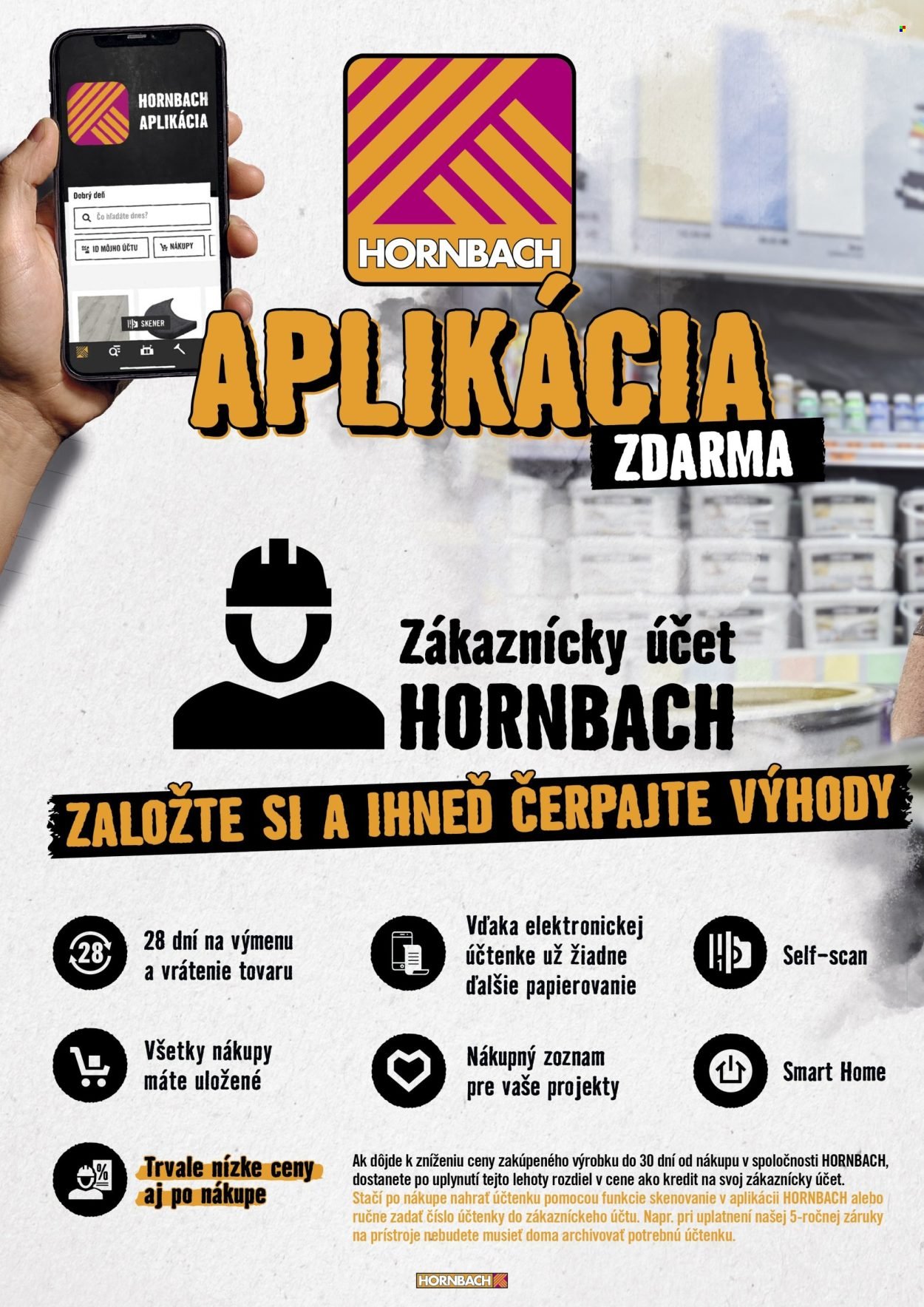 HORNBACH leták - Projektové výhody (2025-03-31) | 4