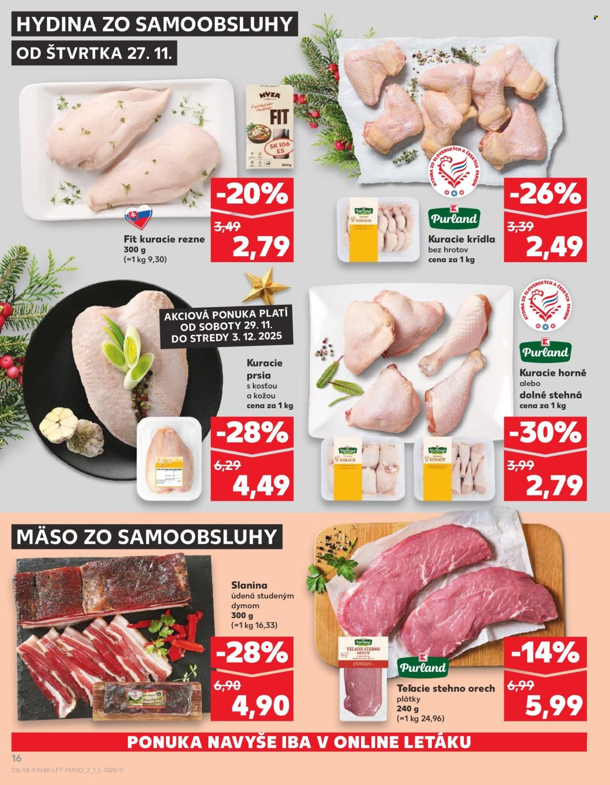 KAUFLAND leták - Od štvrtka 27.11.2025 (2025-11-27 - 2025-12-03) | 16