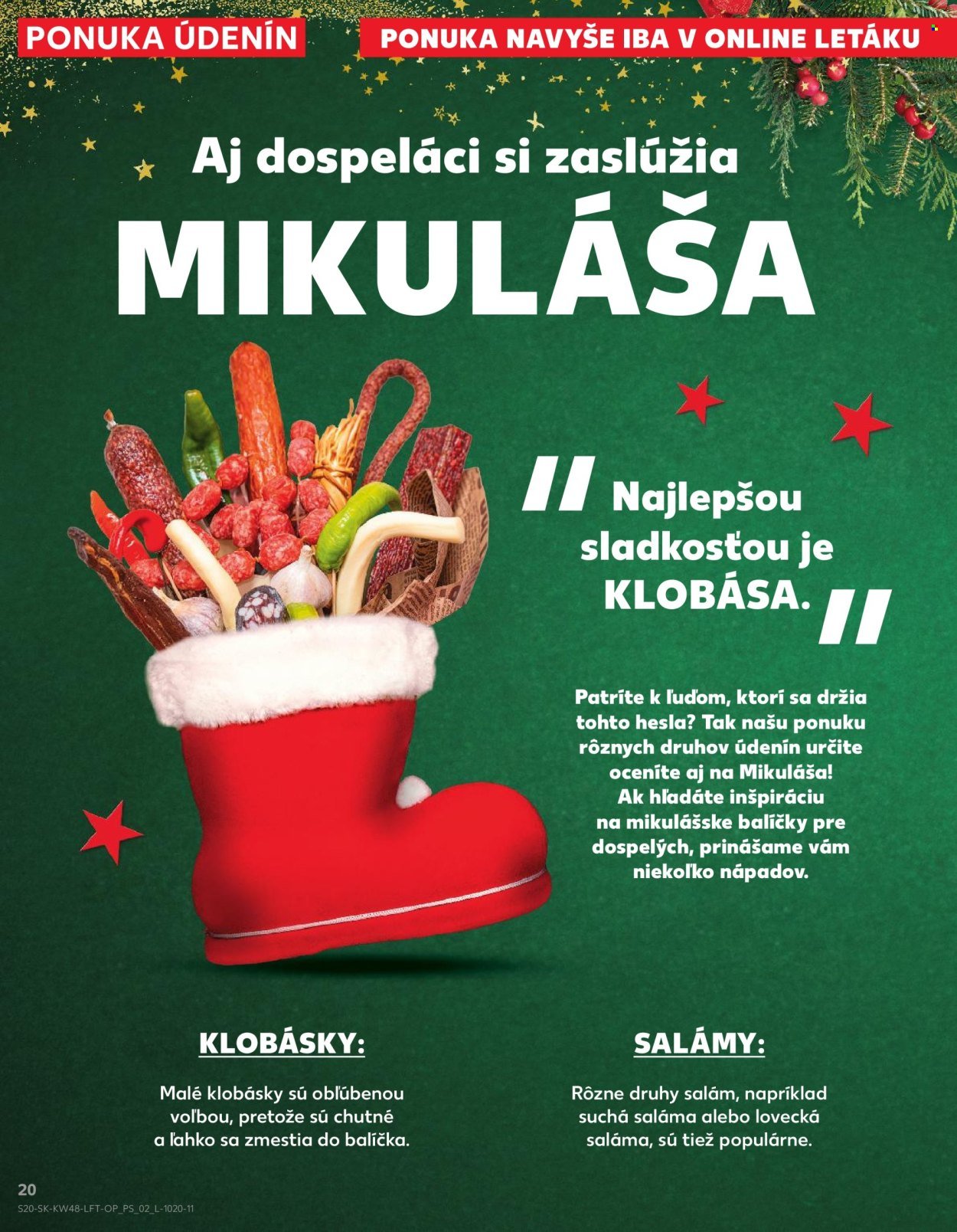 KAUFLAND leták - Od štvrtka 27.11.2025 (2025-11-27 - 2025-12-03) | 20