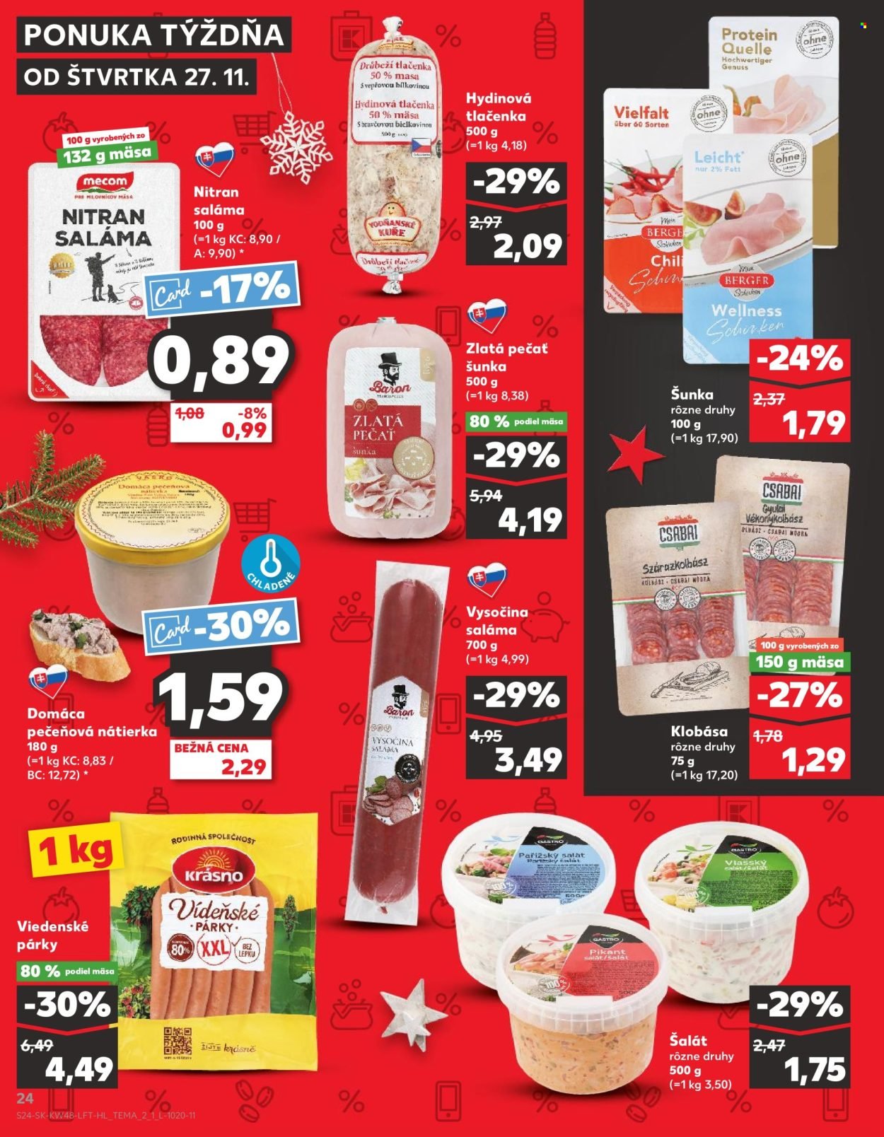 KAUFLAND leták - Od štvrtka 27.11.2025 (2025-11-27 - 2025-12-03) | 24
