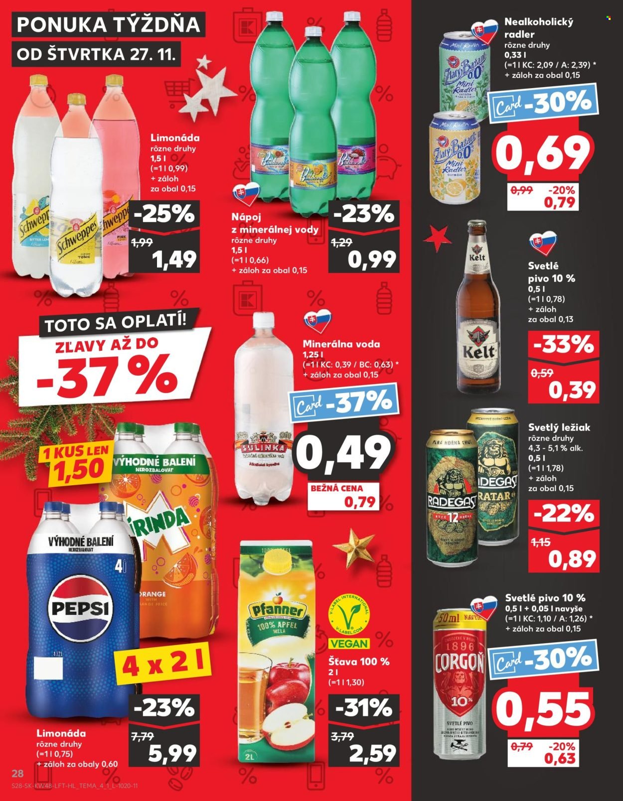KAUFLAND leták - Od štvrtka 27.11.2025 (2025-11-27 - 2025-12-03) | 28