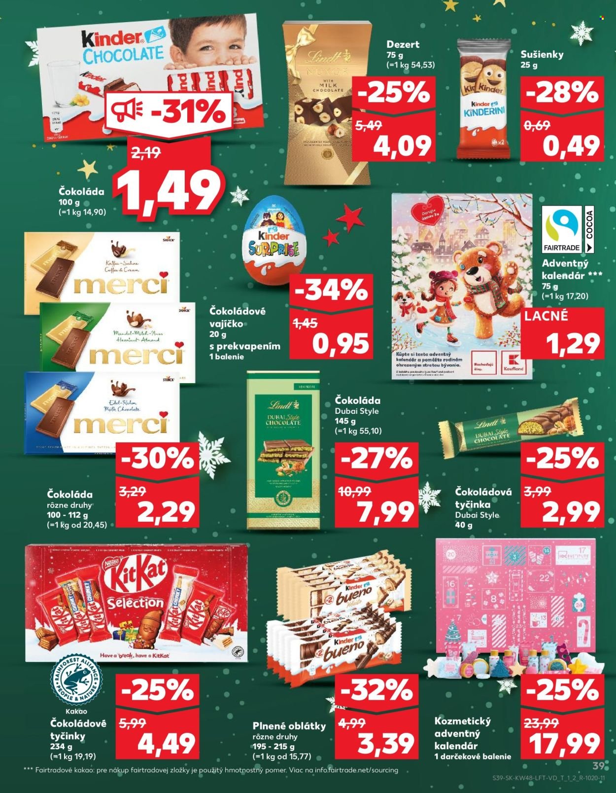 KAUFLAND leták - Od štvrtka 27.11.2025 (2025-11-27 - 2025-12-03) | 39